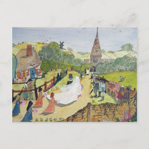 The Happy Couple Postcard