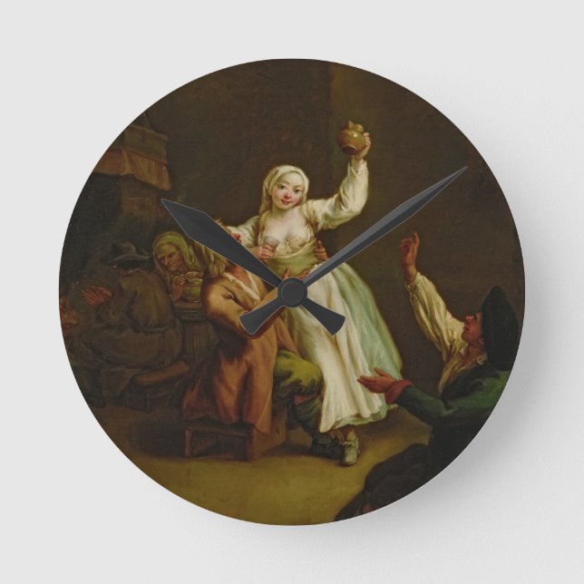 The Happy Couple Round Clock (Front)