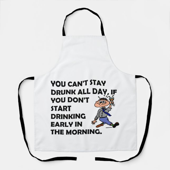 The Happy Drinker Apron (Front)