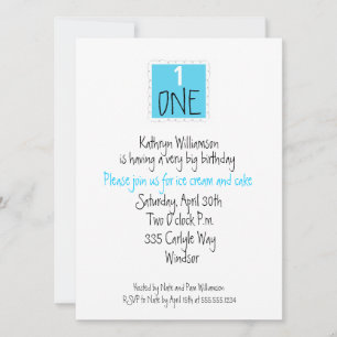 The Happy FIRST Birthday Invitation