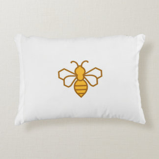 the happy hive accent pillow