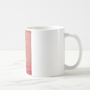 The Happy Holidays Heart Red and Gold Collection Coffee Mug