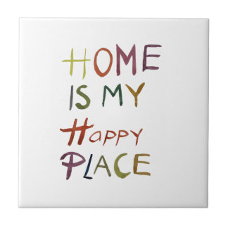 The Happy Introvert “Home Is My Happy Place” Tile
