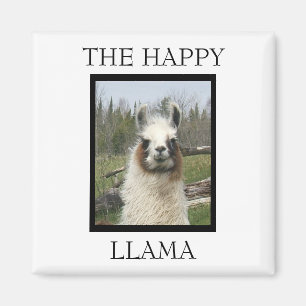 THE HAPPY LLAMA MAGNET
