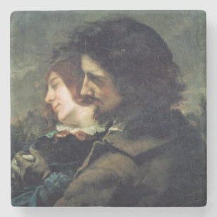 The Happy Lovers, 1844 Stone Coaster
