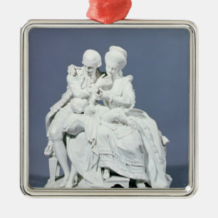 The Happy Parents, Meissen, c.1770 Metal Ornament