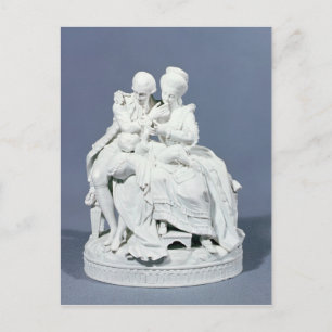 The Happy Parents, Meissen, c.1770 Postcard