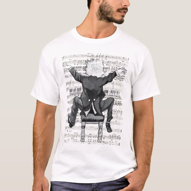 The Happy Pianist T-shirt (Front)