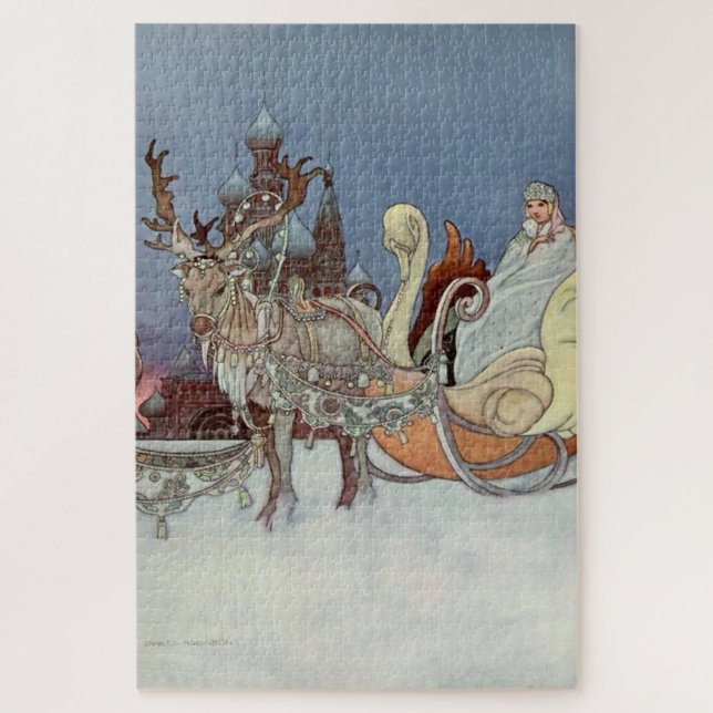 “The Happy Prince” by Charles Robinson From Russia Jigsaw Puzzle (Vertical)