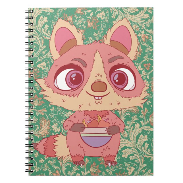 The Happy Raccoon Notebook (Front)