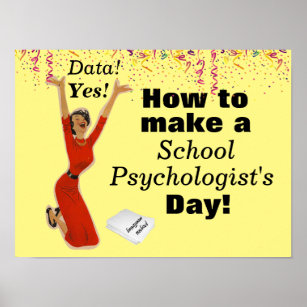 The Happy School Psychologist Poster