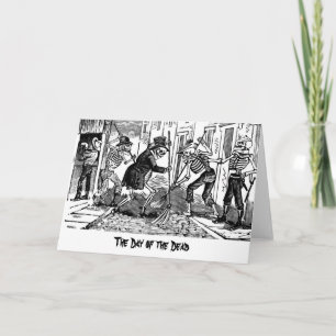 "The Happy Street Cleaner Calaveras" Card