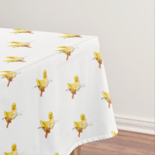 The Happy Yellow Duck - Choose your colours Tablecloth