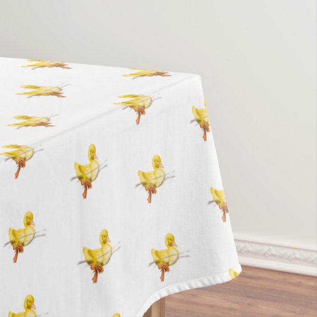The Happy Yellow Duck - Choose your colours Tablecloth (In Situ)