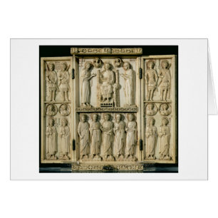 The Harbaville Triptych depicting Christ Enthroned