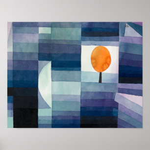 The Harbinger of Autumn Paul Klee Poster