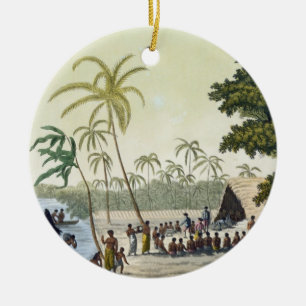 The Harbour at Anamooka, plate 82 from 'Le Costume Ceramic Ornament