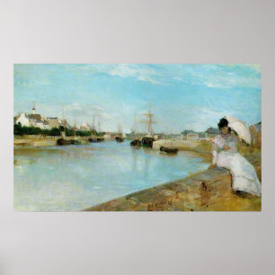 The Harbour at Lorient Poster