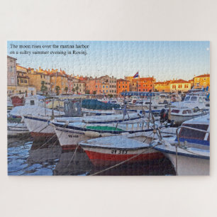 The Harbour at Rovinj Croatia Large Jigsaw Puzzle