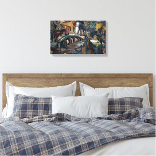 The Harbour  Canvas Print