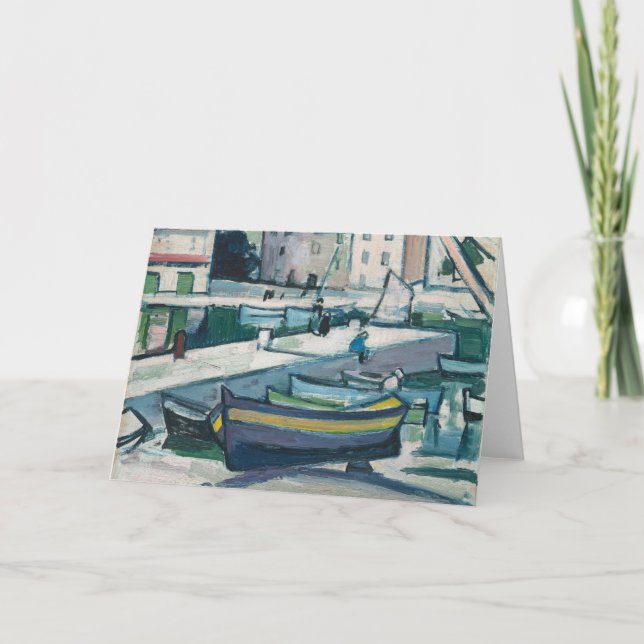 The Harbour, Cassis | Samuel John Peploe Card (Front)