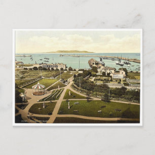 The Harbour. Kingstown. Co. Dublin, Ireland classi Postcard