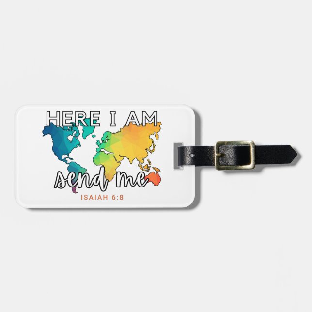 The Harbour Missions Luggage Tag (Front Horizontal)