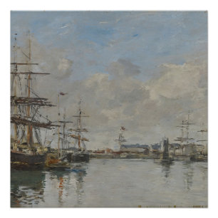 The Harbour of Le Havre (ca. 1885–90) Poster
