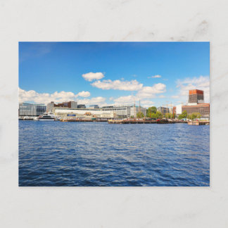 The harbour of Oslo, Norway Postcard