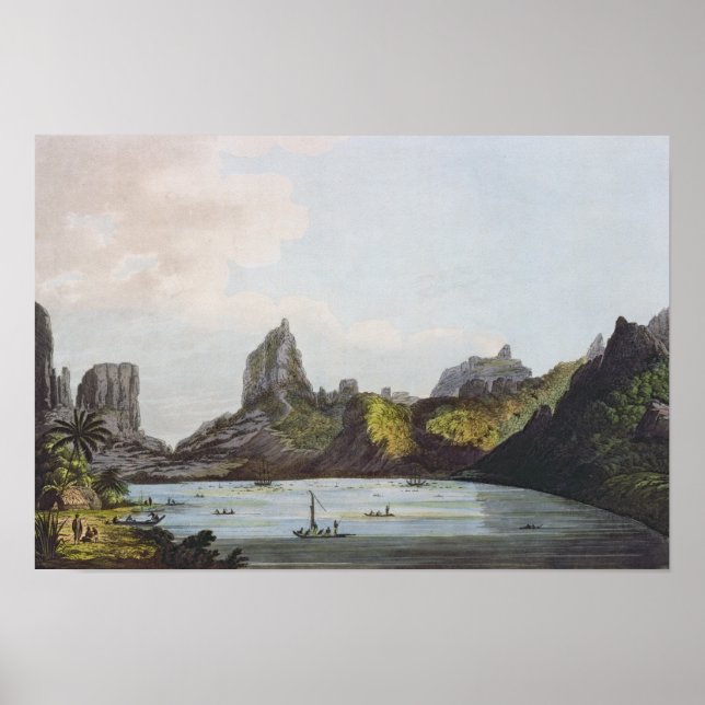 The Harbour of Taloo in the Island of Eimeo Poster (Front)