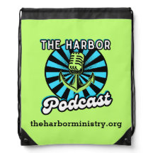 The Harbour Podcast Drawstring Bag