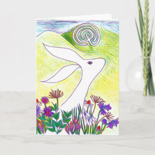 The Hare and the Labyrinth Holiday Card