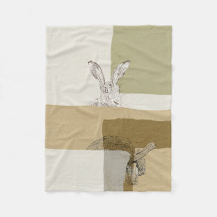 The Hare and the Tortoise An Aesop's Fable Fleece Blanket