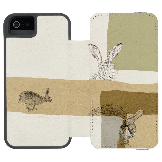 The Hare and the Tortoise An Aesop's Fable Incipio iPhone Wallet Case (Folio Open)