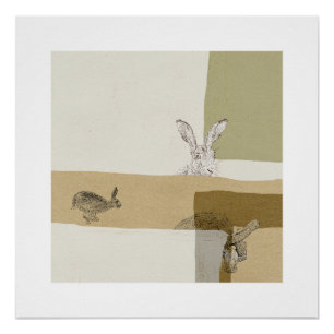 The Hare and the Tortoise An Aesop's Fable Poster