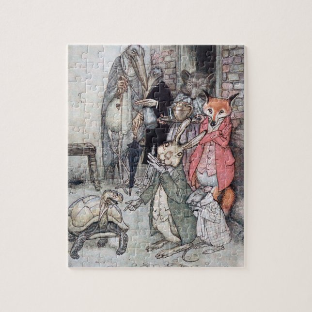 The Hare and the Tortoise Jigsaw Puzzle (Vertical)