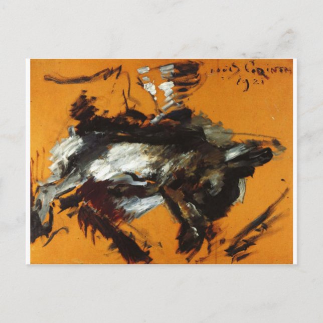 The Hare by Lovis Corinth Postcard (Front)