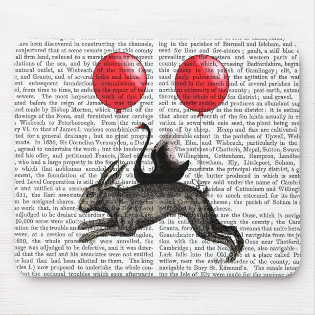 The Hare Ship Mouse Pad (Front)