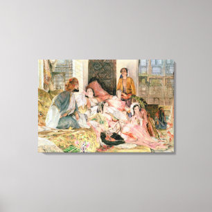 The Harem, c.1850 Canvas Print