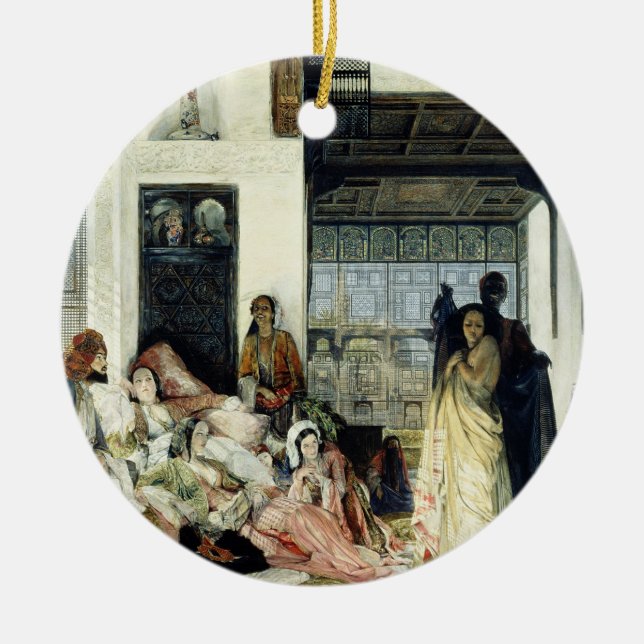 The Harem Ceramic Ornament (Front)