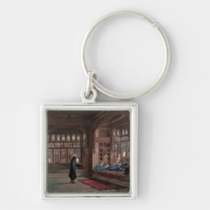 The Harem of Sheikh Sadat, Cairo, 1870 Keychain