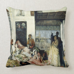 The Harem Throw Pillow