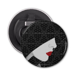 The Harem Woman & Pattern Magnetic Bottle Opener