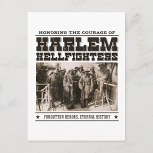 The Harlem Hellfighters - WW1 Tribute Postcard
