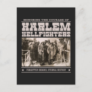 The Harlem Hellfighters - WW1 Tribute Postcard