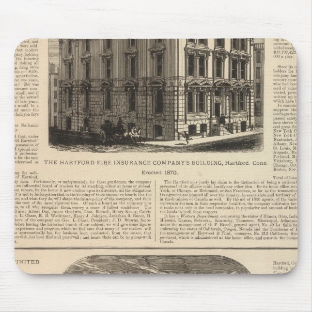 The Hartford Fire Insurance Company Mouse Pad (Front)