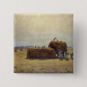 The Harvest 2 Inch Square Button