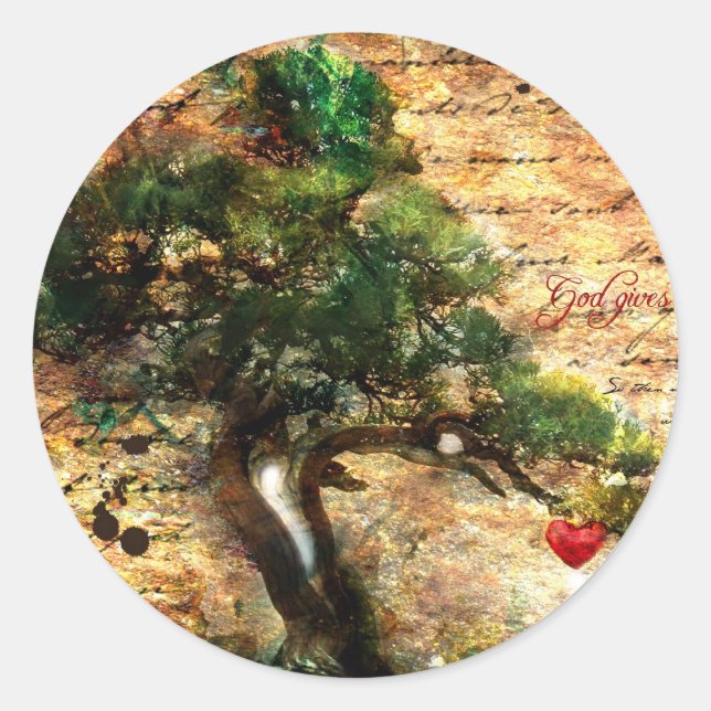 The Harvest: A New Heart Classic Round Sticker (Front)