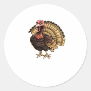 The Harvest Guardian Turkey Classic T-Shirt.png Classic Round Sticker