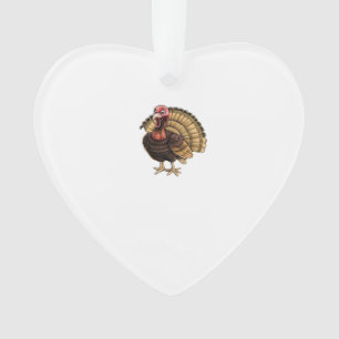 The Harvest Guardian Turkey Classic T-Shirt.png Ornament
